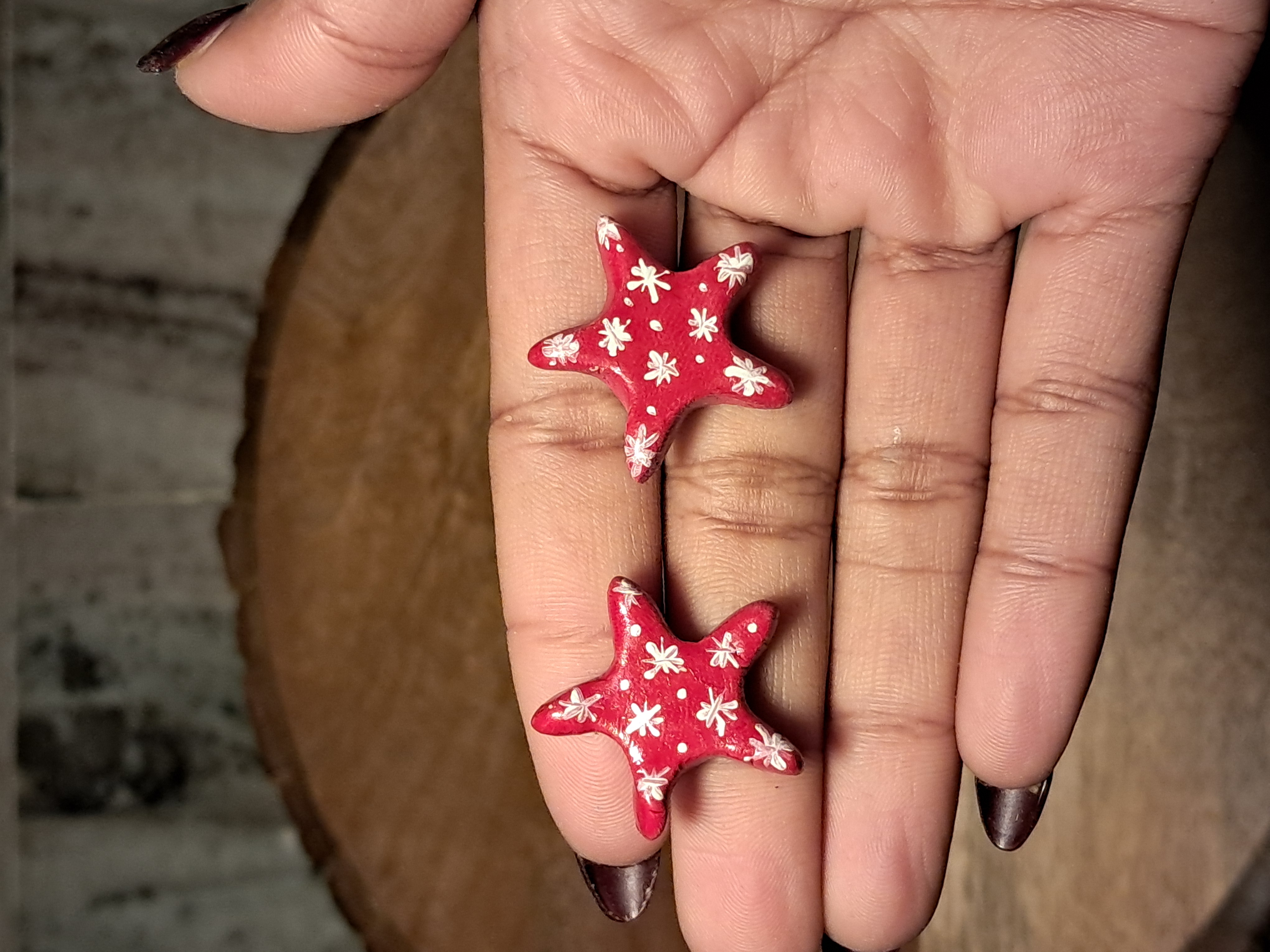 xmas starfish by Velaora Jewels